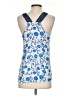 Derek Heart 100% Rayon Blue Sleeveless Blouse Size S - photo 2