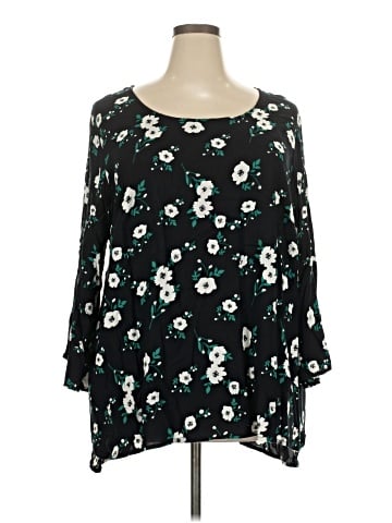 Ellos 3/4 Sleeve Blouse (view 1)