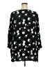 Ellos 100% Rayon Black 3/4 Sleeve Blouse Size 26 - photo 2