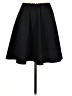 Zara Basic Solid Black Formal Skirt Size S - photo 1