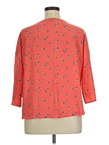 Lane Bryant Outlet 3/4 Sleeve Blouse (view 2)