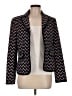 Anne Klein 100% Polyester Chevron-herringbone Blue Blazer Size 6 - photo 1