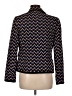 Anne Klein 100% Polyester Chevron-herringbone Blue Blazer Size 6 - photo 2