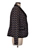 Anne Klein 100% Polyester Chevron-herringbone Blue Blazer Size 6 - photo 4
