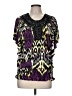 J.t.b. Purple Short Sleeve Blouse Size M - photo 1