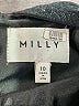 Milly Metallic Black Cocktail Dress Size 10 - photo 7