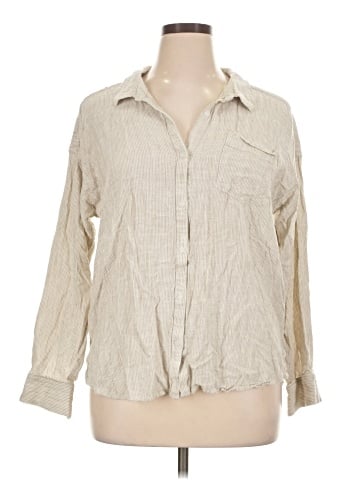 Splendid Long Sleeve Button-Down Shirt (view 1)