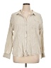 Splendid Tan Long Sleeve Button-Down Shirt Size XL - photo 1