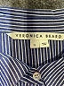 Veronica Beard 100% Cotton Blue Long Sleeve Button-Down Shirt Size 12 - photo 7