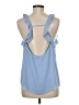 Fab'rik 100% Polyester Blue Sleeveless Blouse Size M - photo 2