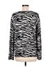Design History 100% Cashmere Animal Print Silver Cashmere Pullover Sweater Size M - photo 2
