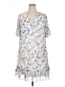 JunaRose Floral White Casual Dress Size 14 - photo 1