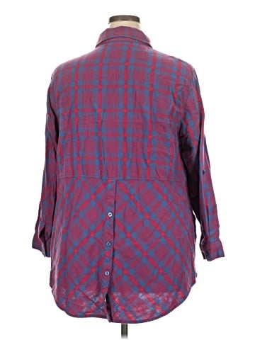 Joan Rivers 3/4 Sleeve Button-Down Shirt (view 2)