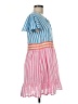Oliphant Stripes Pink Casual Dress Size M - photo 4