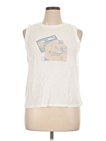 Ann Taylor LOFT Outlet Sleeveless T-Shirt (view 1)