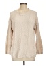Orvis 100% Polyester Chevron-herringbone Tan Pullover Sweater Size L - photo 1
