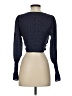 GB 100% Polyester Blue Long Sleeve Blouse Size S - photo 2
