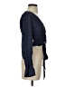 GB 100% Polyester Blue Long Sleeve Blouse Size S - photo 4
