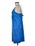 Title Nine Animal Print Blue Cocktail Dress Size M - photo 5