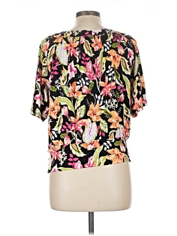 JM Collection Short Sleeve Blouse (view 2)