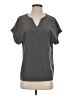 Shein Gray Short Sleeve Blouse Size XS (tall) - photo 1
