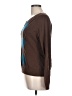 DressBarn Argyle Brown Pullover Sweater Size L - photo 5