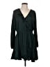 Express 100% Polyester Green Casual Dress Size L - photo 1