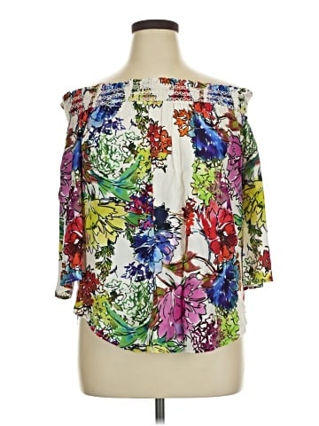 Karen Kane 3/4 Sleeve Blouse (view 1)