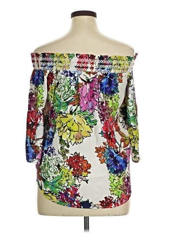 Karen Kane 3/4 Sleeve Blouse (view 2)