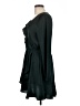 Express 100% Polyester Green Casual Dress Size L - photo 5
