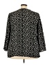 Avenue Polka Dots Black 3/4 Sleeve Blouse Size 22 Plus - photo 2