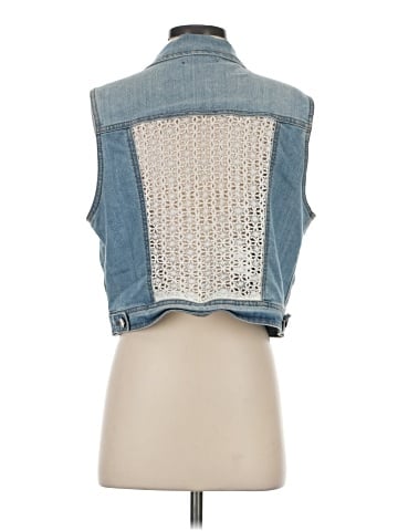 Earl Jean Denim Vest (view 2)