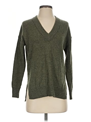 Madewell Donegal Bartlett V-Neck Pullover Sweater in Coziest Yarn (view 1)
