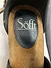 Sofft 100% Leather Black Wedges Size 8 - photo 3