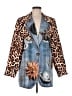 Assorted Brands Animal Print Blue Denim Jacket One size - photo 1