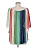 Etcetera 100% Polyester Teal 3/4 Sleeve Blouse Size 6 - photo 2