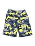Lands' End 100% Polyester Camo Blue Athletic Shorts Size 8 - photo 2