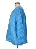 J.Jill 100% Cotton Blue 3/4 Sleeve Blouse Size L - photo 5