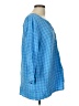 J.Jill 100% Cotton Blue 3/4 Sleeve Blouse Size L - photo 4