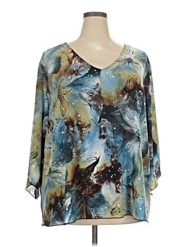 Studio 1940 3/4 Sleeve Blouse (view 1)