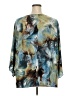 Studio 1940 Teal 3/4 Sleeve Blouse Size 30 - 32 - photo 2