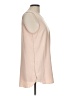 T Tahari 100% Polyester Tan Sleeveless Blouse Size L - photo 4