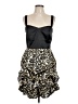 Studio Y Animal Print Black Cocktail Dress Size 11 - photo 1