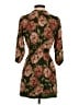 DR2 100% Polyester Floral Brown Casual Dress Size S - photo 2