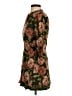 DR2 100% Polyester Floral Brown Casual Dress Size S - photo 5