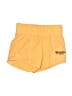 Justice Solid Yellow Athletic Shorts Size 10 - photo 1