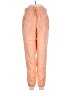 Athleta 100% Linen Color Block Orange Linen Pants Size 4 - photo 1