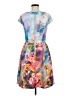 Betsey Johnson Floral Blue Cocktail Dress Size 6 - photo 2