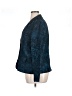 Chico's 100% Polyester Paisley Teal Blazer Size XL (3) - photo 5