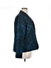 Chico's 100% Polyester Paisley Teal Blazer Size XL (3) - photo 4